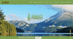 Desktop Screenshot of prcommunityforest.ca